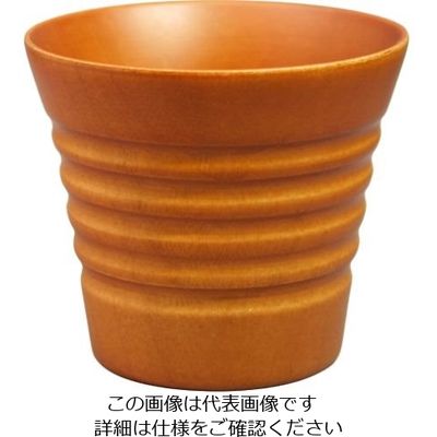 丸十 ラインカップ ライトブラウン TL09080B 1個 64-2540-37（直送品）