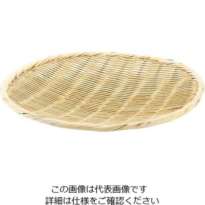 萬洋 竹製盆ザル 21cm 15-801 1個 64-3246-74（直送品）