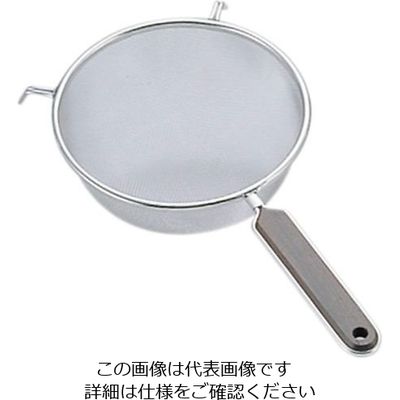 エムテートリマツ 18ー8ローズ柄ストレーナー 25cmシングル 64-3247-26 1個（直送品）