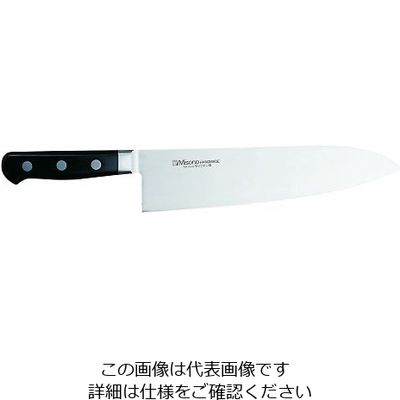 ミソノ刃物 ミソノMV鋼ツバ付洋出刃 No.552 1個 64-3248-06（直送品）