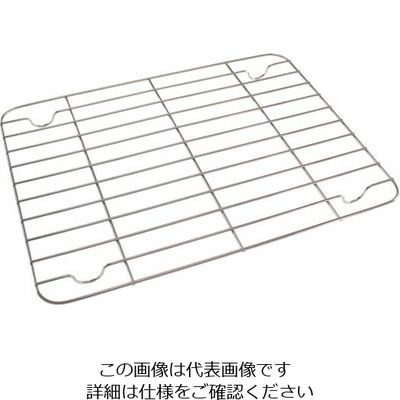 サンクラフト ステンレス角バット網 15枚取り JQ-22 1個 64-3964-86（直送品）