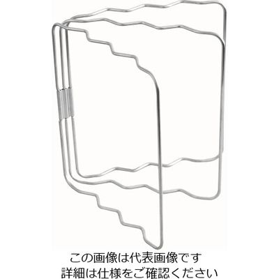 サンクラフト スタンド式ステンレスふきん掛け JQ-33 1個 64-3964-97（直送品）