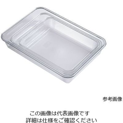 三宝産業 ポリカーボネイト 角バット 15枚取 64-4184-32 1個（直送品）