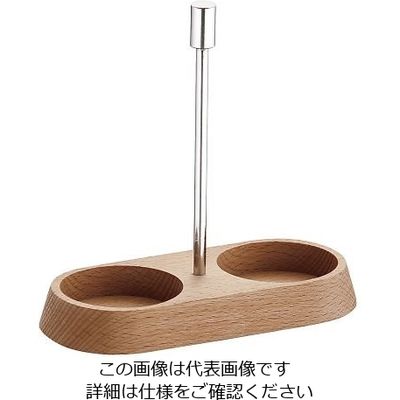 遠藤商事 TKG ガラス調味料入用ウッドスタンド I型 64-4186-98 1個（直送品）