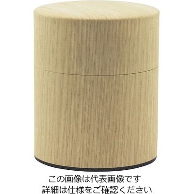 江東堂高橋製作所 木のNuku森缶 平型 オーク 200g 64-4189-05 1個（直送品）