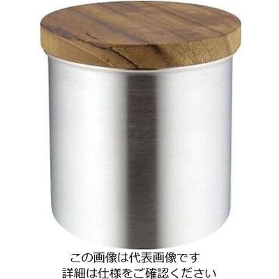 高桑金属 ステンレスコーヒーキャニスターサテン S 64-4189-25 1個（直送品）