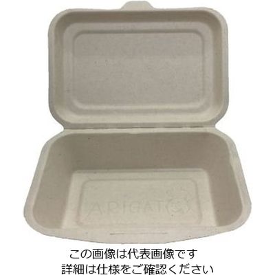 ダイモン エコ容器 ムギ・タケ 未晒色(50個入) 小 64-4189-67 1個(50個)（直送品）