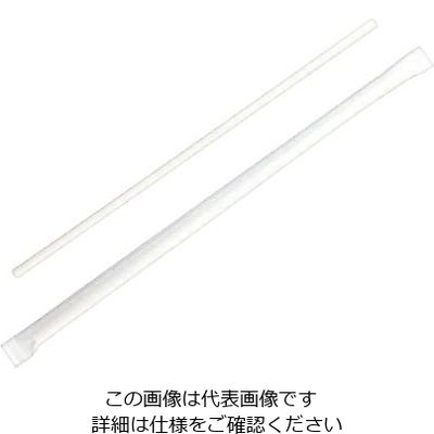 アズワン ペーパーストロー ストレート 白 袋入 (500本入) 64-4189-86 1本(500本)（直送品）