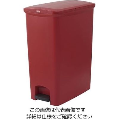 Trust ステップオンコンテナ スリム(左右開き)レッド 1302 1個 64-4199-77（直送品）