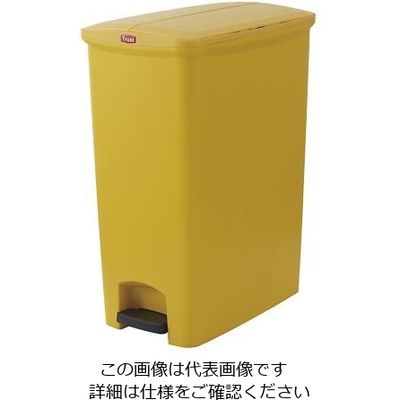 Trust ステップオンコンテナ スリム(左右開き)イエロー 1303 1個 64-4199-83（直送品）