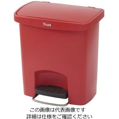 Trust ステップオンコンテナ ワイド レッド 1306 1個 64-4200-10（直送品）