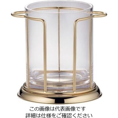 遠藤商事 ストレート型 アイスペール 金メッキ仕上げ 64-4203-34 1個（直送品）