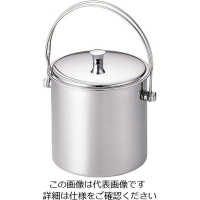 遠藤商事 ステン2層式アイスペール 2.0L 64-4203-45 1個（直送品）