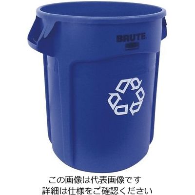 ニューウェルブランズ・ジャパン ブルートユーティリティリサイクルコンテナ ブルー RM264307UT 1個 64-4200-94（直送品）