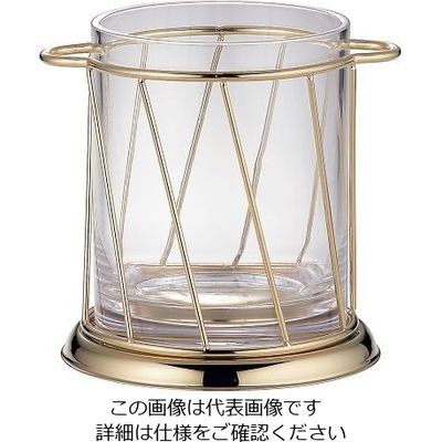 遠藤商事 スラント型 アイスペール 金メッキ仕上げ 64-4203-32 1個（直送品）