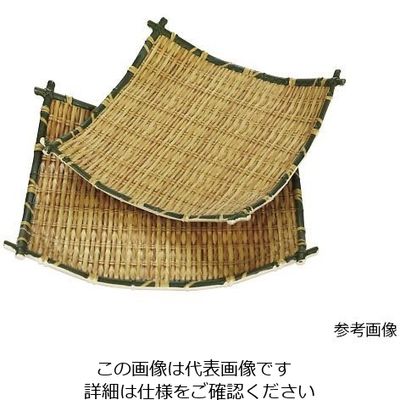 萬洋 竹風メラミンプレート 四海波 大 64-4204-57 1個（直送品）