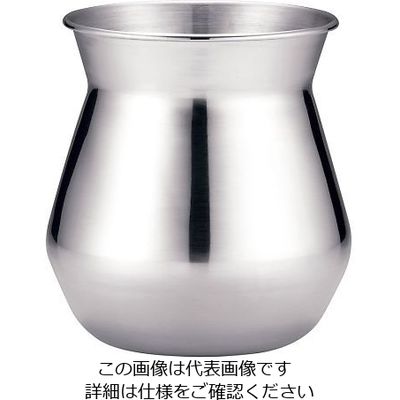 アズワン UKステンレスガラ入れ プレーンタイプ ツヤ消仕上 大 64-4204-75 1個（直送品）