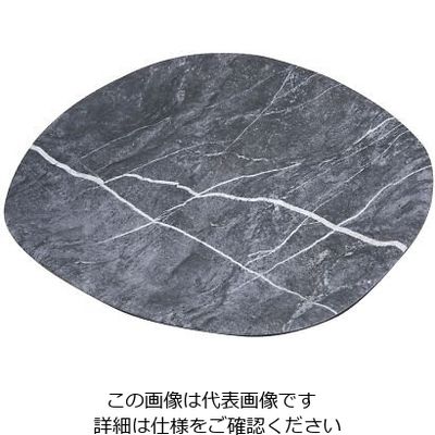 カーライルフードサービスプロダクツ リッジ・ディナーウェア 楕円プレート ソープストーン 53102 1個 64-4205-11（直送品）