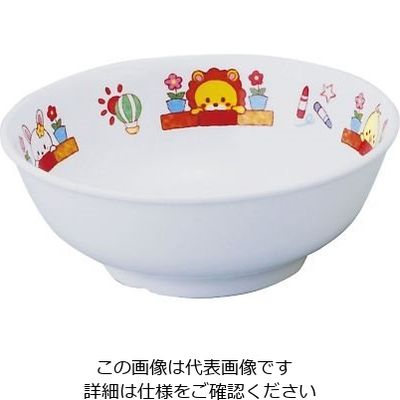 アヅミ産業 メラミンお子様食器 「みんなともだち。」 丼 YMD-1 1個 64-4205-64（直送品）