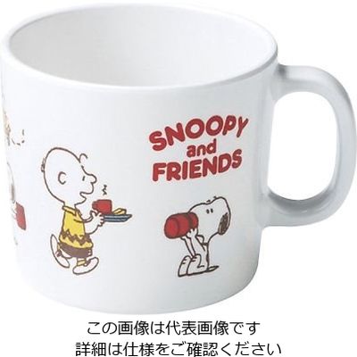 スリーライン メラミンお子様食器「スヌーピー」 マグカップ L 64-4205-98 1個（直送品）