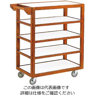 金沢車輌 木製サービスワゴン 900×450×H1100mm SA-69E 1台 64-5195-71（直送品）
