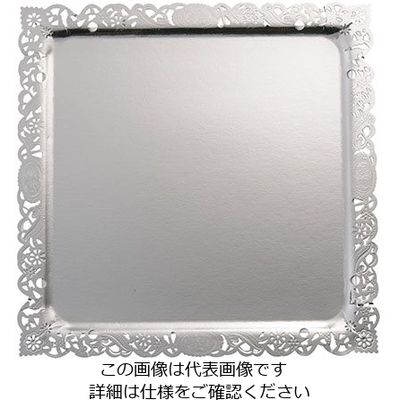 遠藤商事 デコラプレート アンスール 25枚入 J銀 Y60 1セット(25枚) 63-5705-17（直送品）