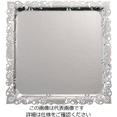 遠藤商事 デコラプレート アンスール 25枚入 J銀 50 1セット(25枚) 63-5705-13（直送品）