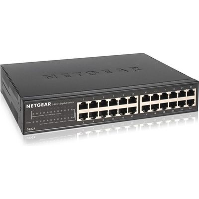 NETGEAR SOHO/家庭向けギガビット24ポート アンマネージスイッチ GS324-200JPS 1台（直送品）