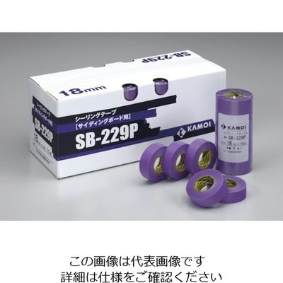カモ井 マスキングテープ サイディングボード用(7巻入)【単位:PK】 SB-229PJAP-18 1セット(700巻:7巻×100パック)（直送品）