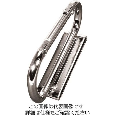 基陽 KH スチールミラー 座付カラビナ ベルト通 スリム 185 1個 126-9596（直送品）