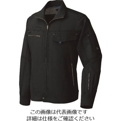 アイトス 長袖サマーブルゾン(男女兼用) ブラック M 30430-010-M 1着 143-9178（直送品）