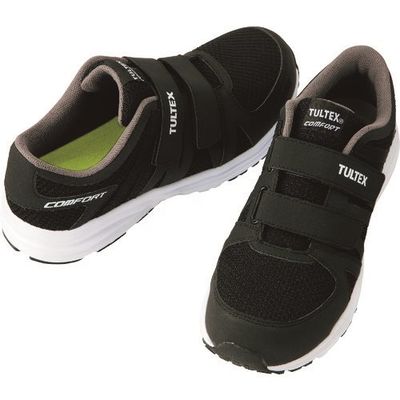 アイトス 軽量セーフティシューズ(マジックテープタイプ)ブラック 24.5cm AZ51651-010-24.5 1足 174-8494（直送品）