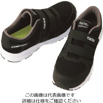 アイトス 軽量セーフティシューズ(マジックテープタイプ)ブラック 25.0cm AZ51651-010-25.0 1足 174-8488（直送品）