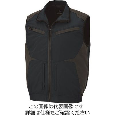 アイトス 空調服用ベスト(空調服TM) ディープネイビー L AZ30587-018-L 1着 213-7486（直送品）