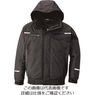アイトス 制電防寒ブルゾン ブラック AZ9366-010-3L 1着 226-1539（直送品）