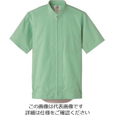 サーヴォ サンペックス 体毛防止半袖ジャンバーグリーン FA-2699-S 1着 204-0244（直送品）