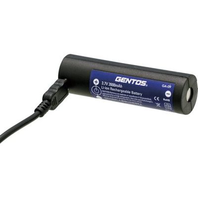 ジェントス GENTOS 専用充電池GA09 GA-09 1個 224-9295（直送品）