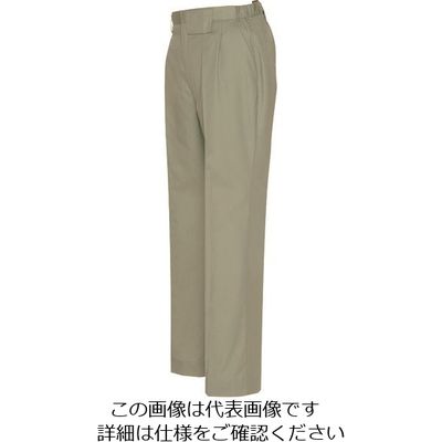 アイトス レディースシャーリングパンツ(1タック) アースグリーン M 5573-005-M 1着 139-3585（直送品）