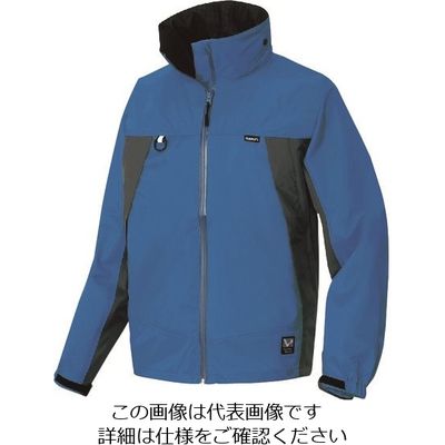 アイトス ディアプレックス レインウエア スチールブルーXチャコール LL 56301-016-LL 1着 166-1218（直送品）