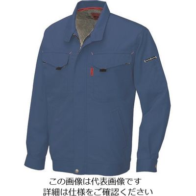 アイトス 長袖サマーブルゾン(男女兼用) ブルー 6L 5530-006-6L 1着 144-5472（直送品）