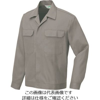 アイトス 7650長袖サマージャンパー(男女兼用) グレー 3L 562-004-3L 1着 145-1595（直送品）