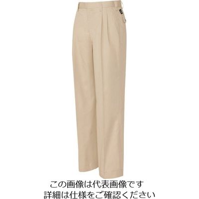 アイトス ワークパンツ(2タック) ベージュ 70 5372-002-70 1着 137-7748（直送品）
