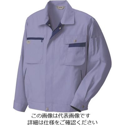 アイトス 長袖サマーブルゾン ミストバイオレット×ネイビー M 5320-076-M 1着 143-4334（直送品）