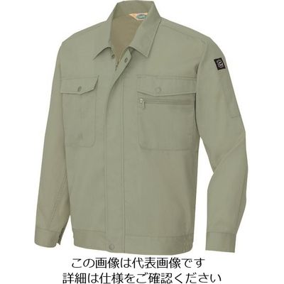 アイトス 長袖サマーブルゾン(男女兼用) アースグリーン L 5370-105-L 1着 143-9113（直送品）