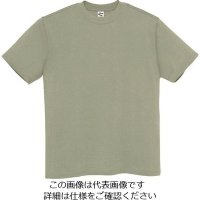 アイトス Tシャツ(男女兼用) オリーブグレー M MT180-036-M 1着 143-0130（直送品）