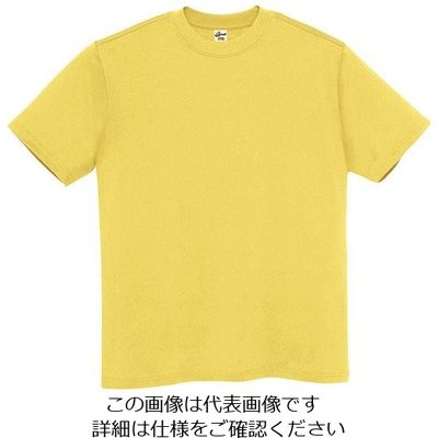 アイトス Tシャツ(男女兼用) マスタード 5L MT180-037-5L 1着 144-1294（直送品）