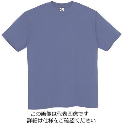 アイトス Tシャツ(男女兼用) ストーンブルー XL MT180-023-XL 1着 145-2375（直送品）