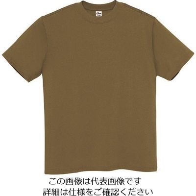 アイトス Tシャツ(男女兼用) モスグリーン 5L MT180-012-5L 1着 143-0145（直送品）