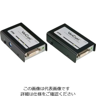 ATEN ビデオ延長器 DVI / オーディオ VE600A 1台 115-2902（直送品）