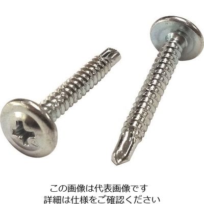 ドリルねじ ピアス シンワッシャー 細目24山 鉄 三価クロメート 5×50 (400本入) PIAS-SWT-SS-3W-550（直送品）